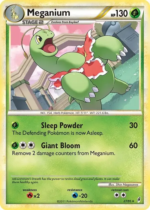 Meganium card art