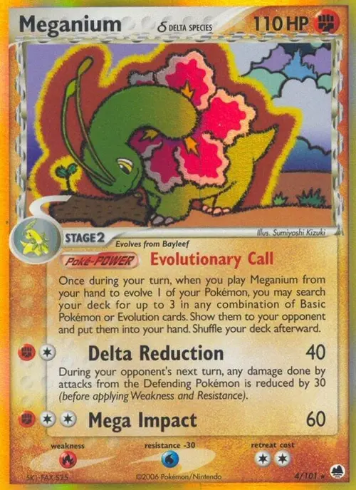 Meganium (Delta Species) card art