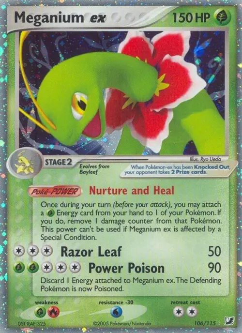 Meganium ex card art