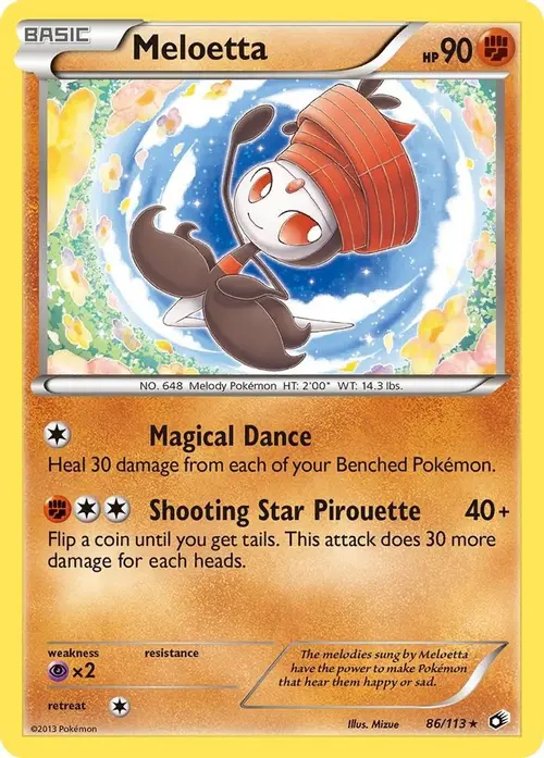Meloetta (86) card art
