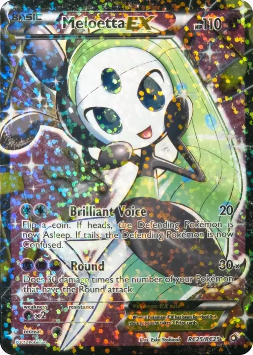Meloetta EX (Full Art) card art