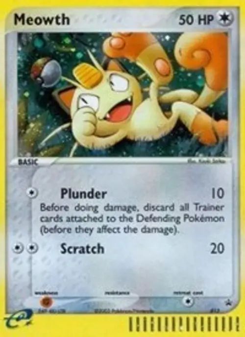Meowth - 013 (EX Series Collector's Tin) card art