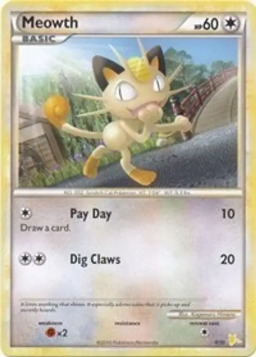 Meowth (#12) card art