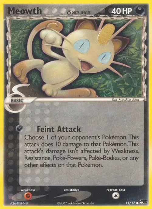 Meowth (Delta Species) card art