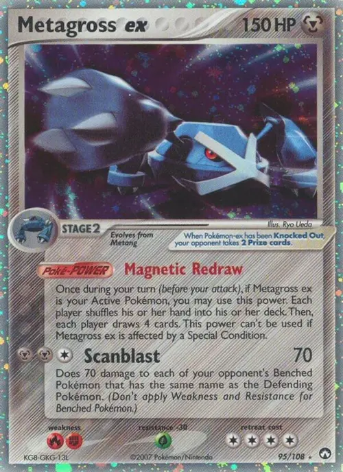 Metagross ex card art