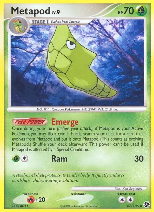 Metapod card art