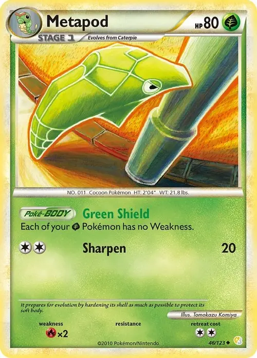 Metapod card art