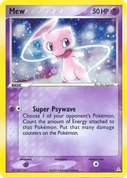Mew card art