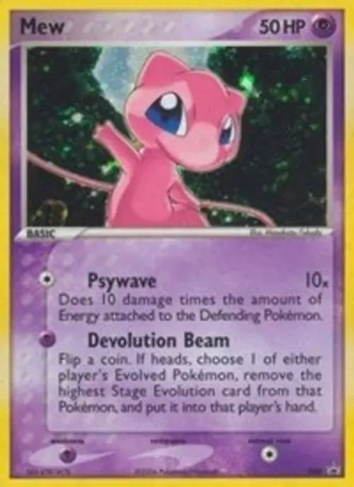 Mew - 040 (Trainer's Challenge Set) card art