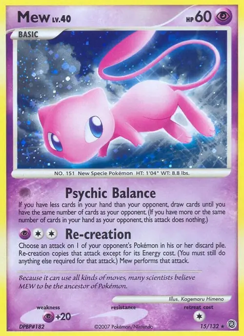 Mew card art