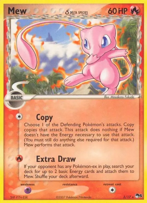 Mew (Delta Species) card art