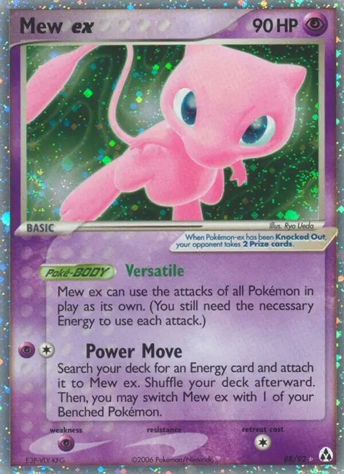 Mew ex card art