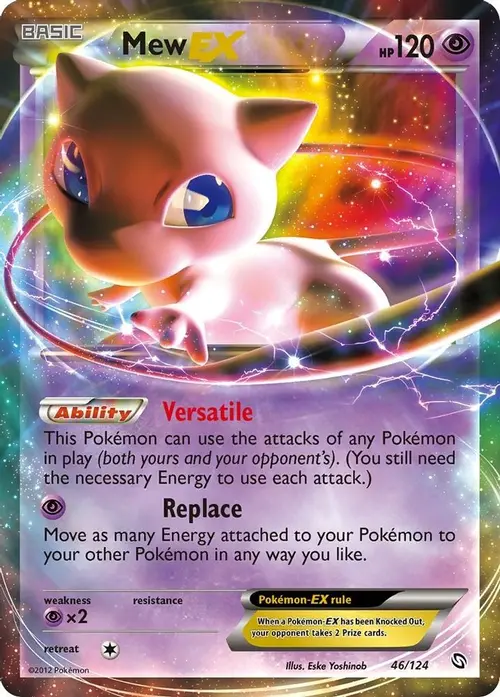 Mew EX card art