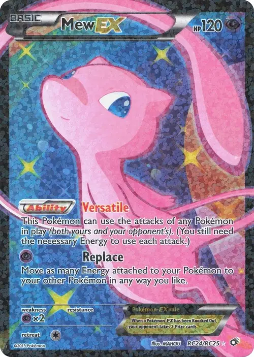 Mew EX (Full Art) card art