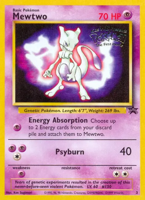 Mewtwo (Movie Promo) card art