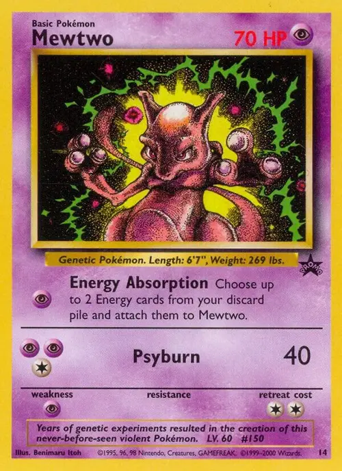 Mewtwo (14) card art