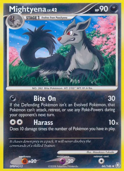 Mightyena card art