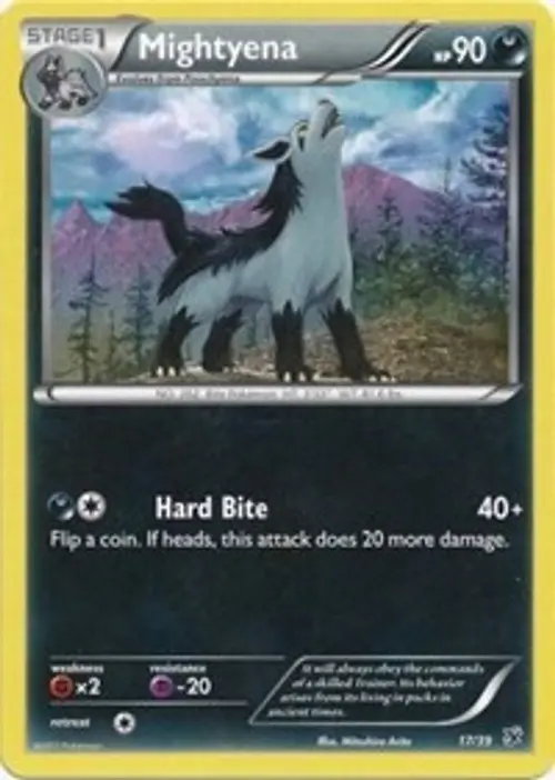 Mightyena card art