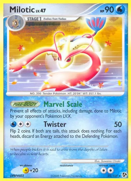 Milotic card art