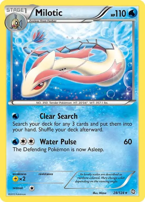 Milotic card art