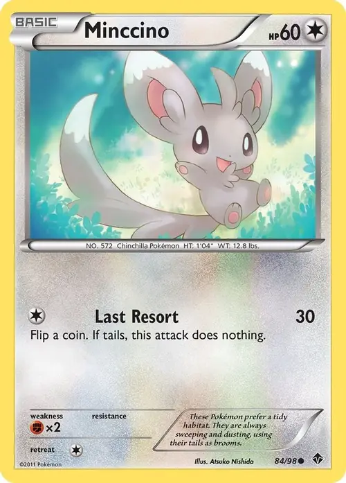 Minccino card art