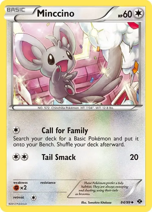 Minccino card art