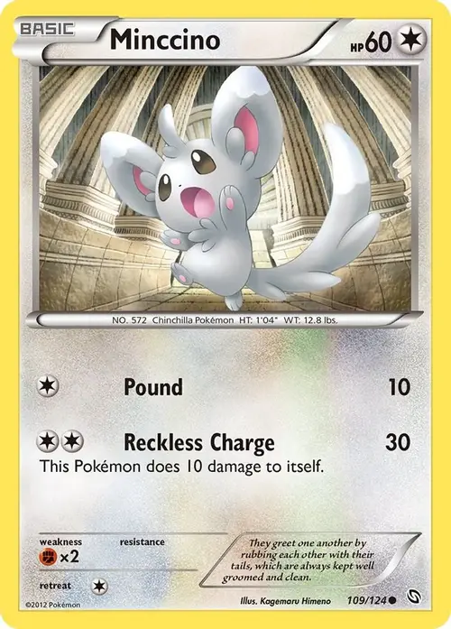 Minccino card art