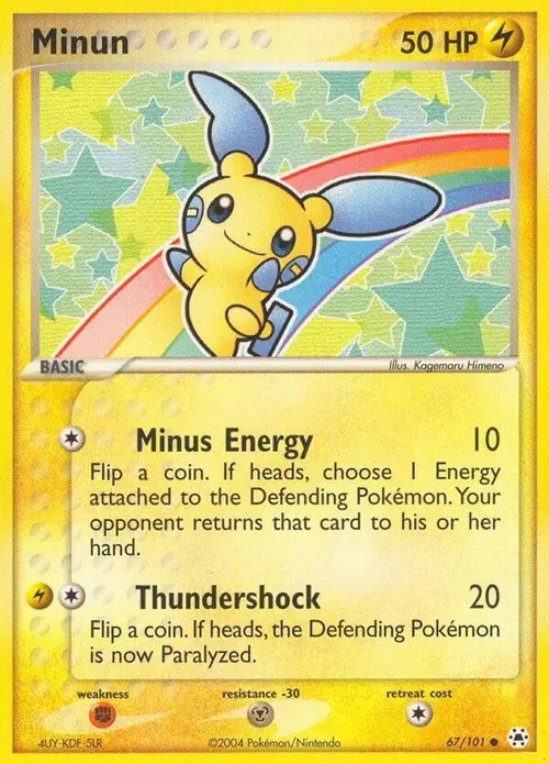 Minun card art