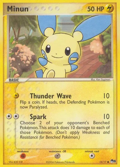 Minun card art