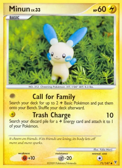 Minun card art