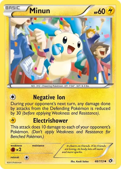 Minun card art