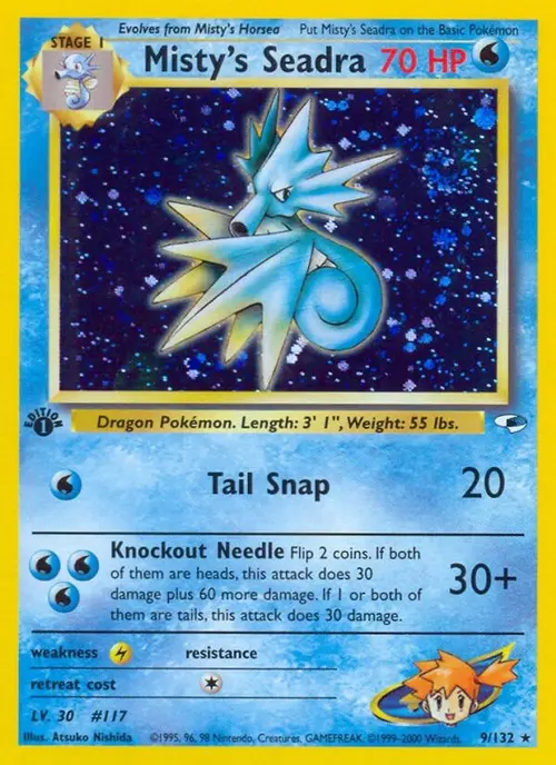 Misty's Seadra card art