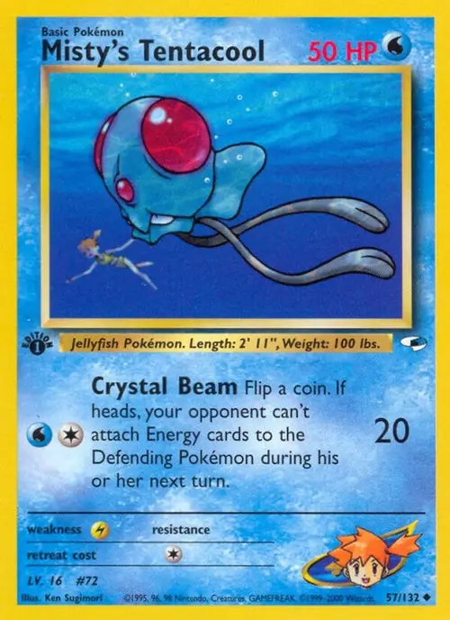 Misty's Tentacool (57) card art