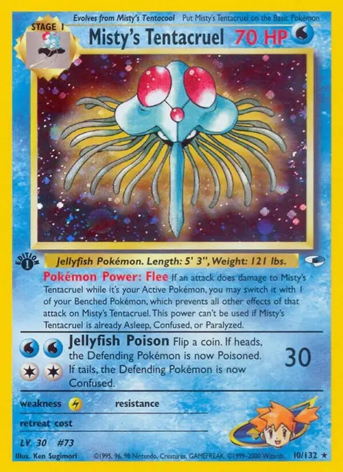 Misty's Tentacruel card art