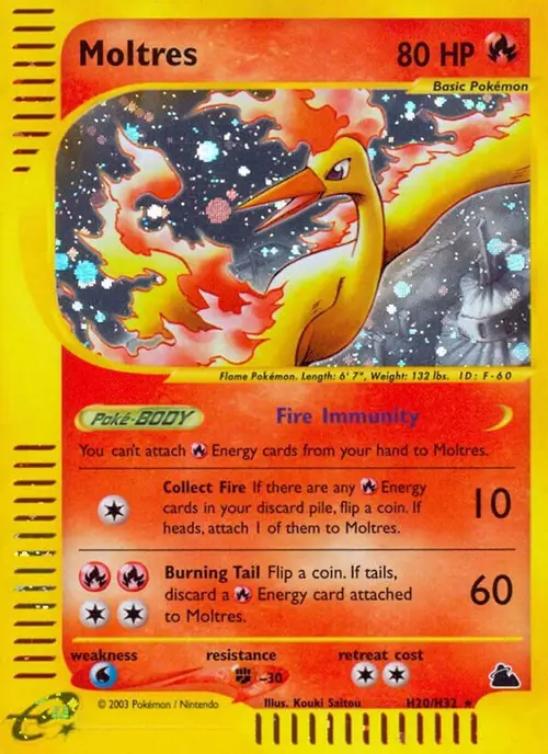 Moltres (H20) card art