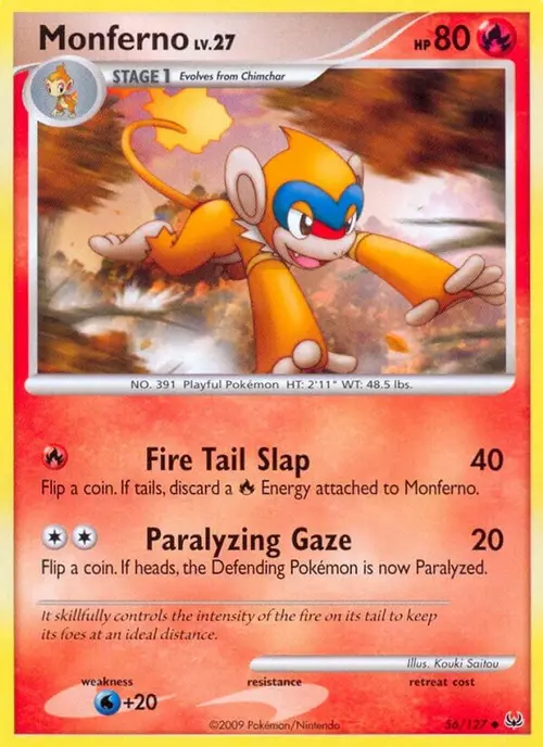 Monferno card art