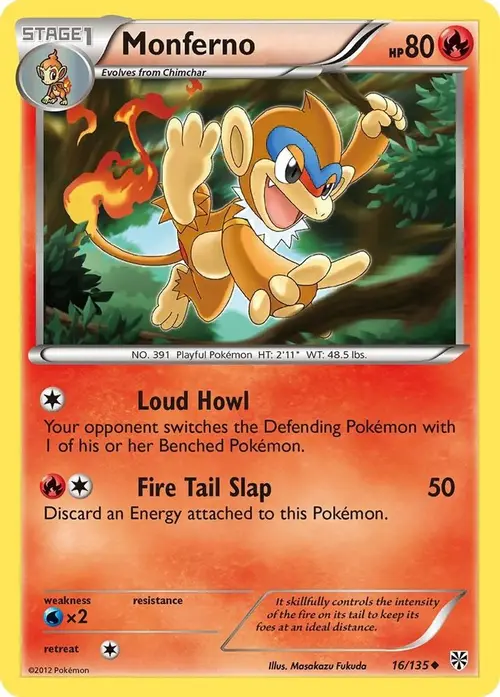 Monferno card art