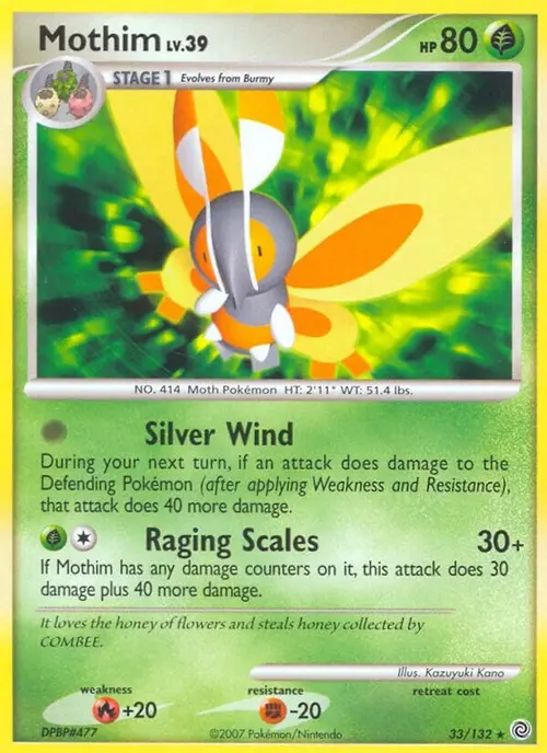 Mothim card art