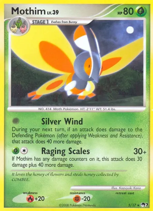 Mothim card art