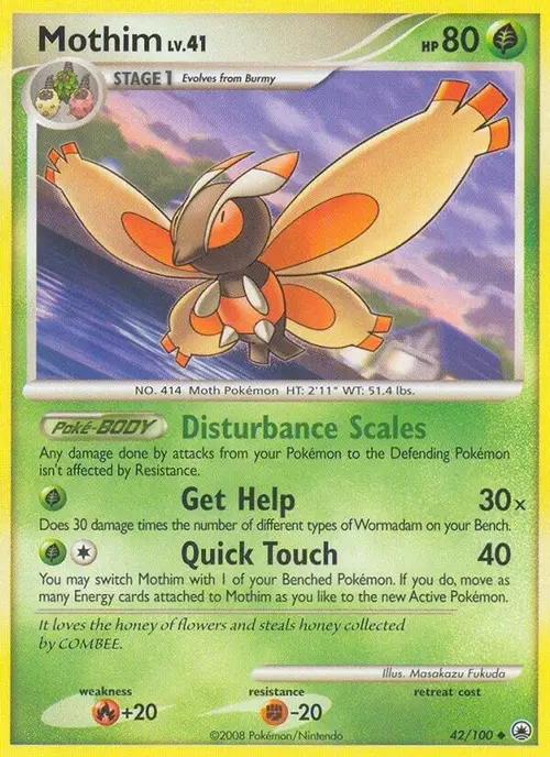 Mothim card art