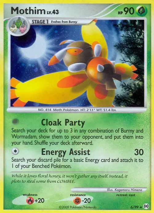 Mothim card art