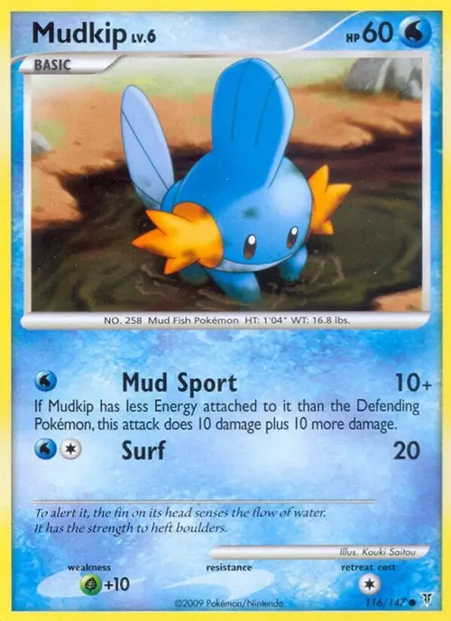 Mudkip card art
