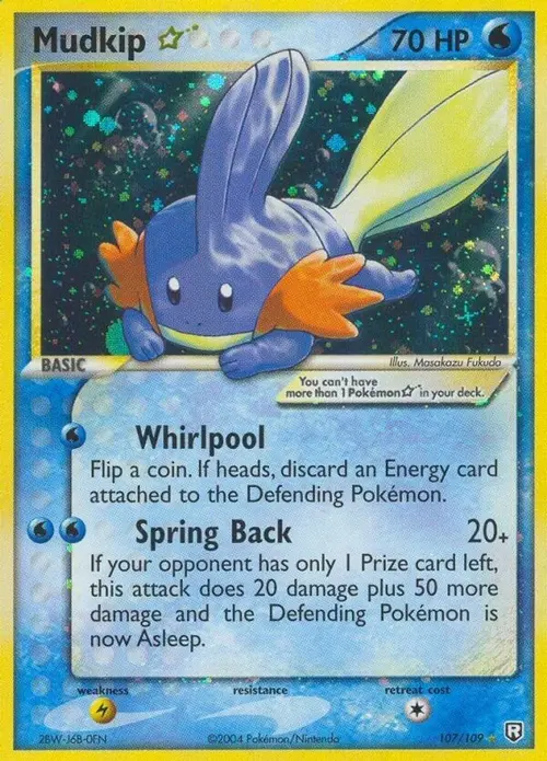 Mudkip Star card art