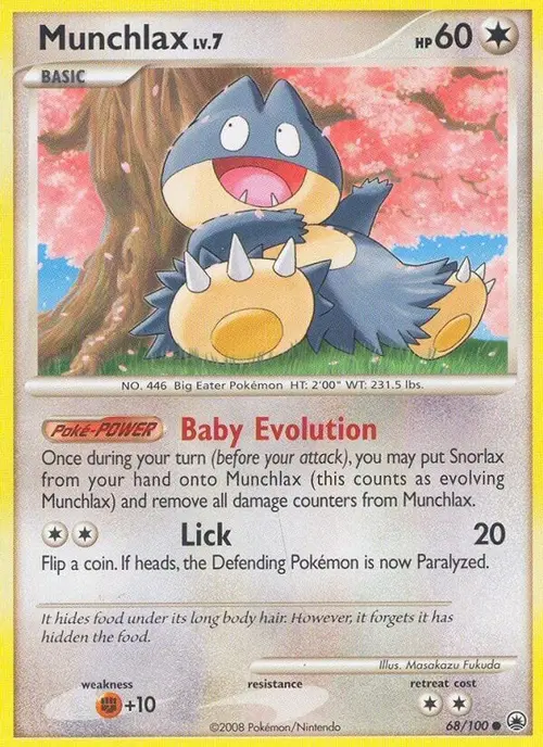 Munchlax card art