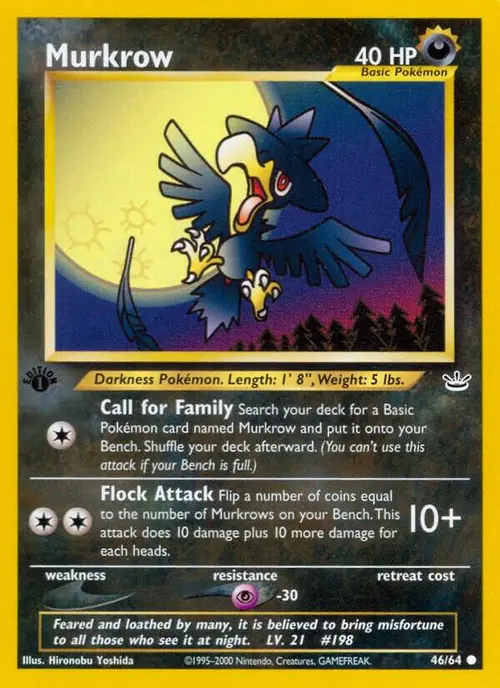 Murkrow card art