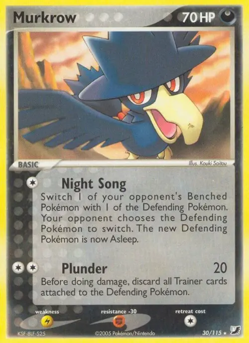 Murkrow card art