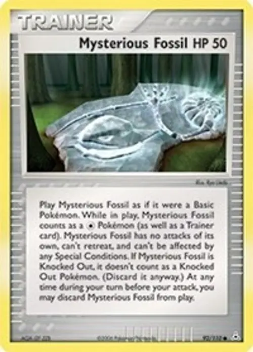 Mysterious Fossil card art