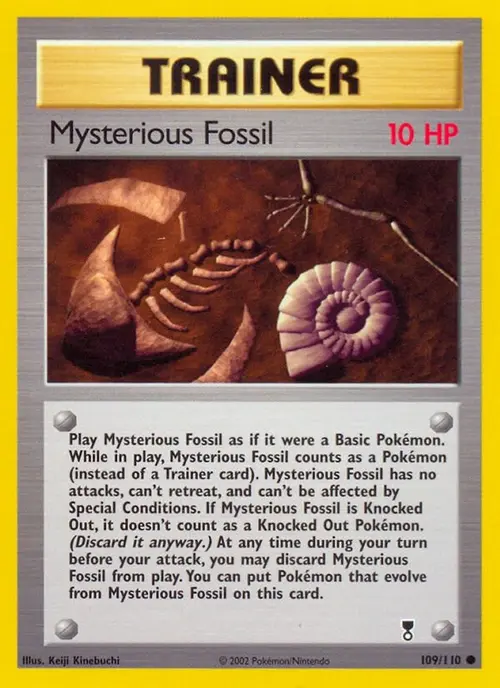 Mysterious Fossil card art