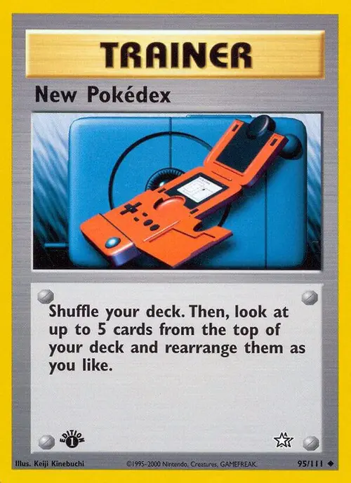 New Pokedex card art