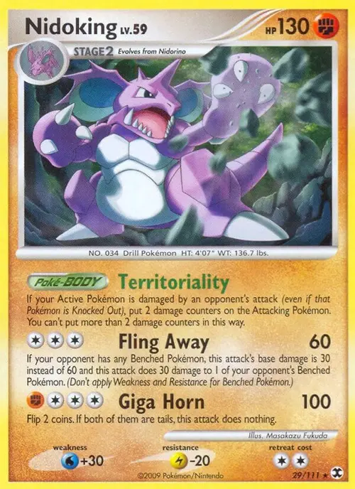 Nidoking card art
